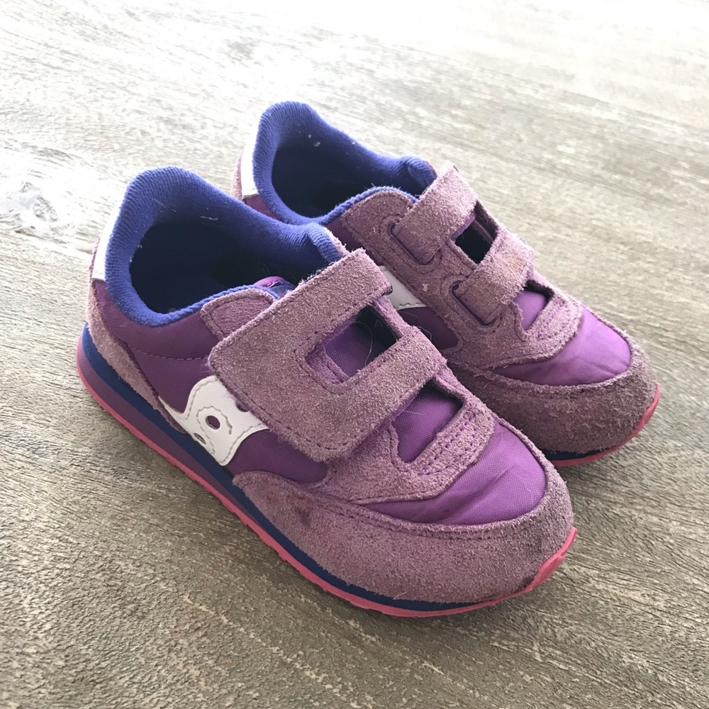 Saucing Girls Baby Jazz Purple Sneakers
